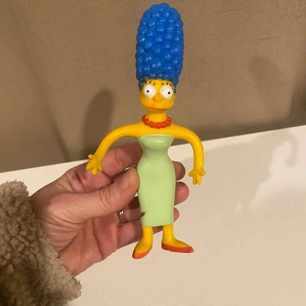 Vintage 90s Marge‎ Simpson Bendable Figure 7